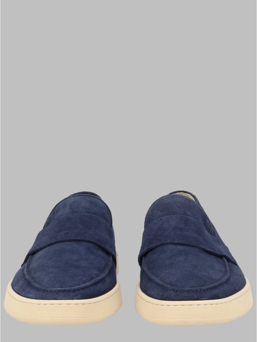 suede boat loafers