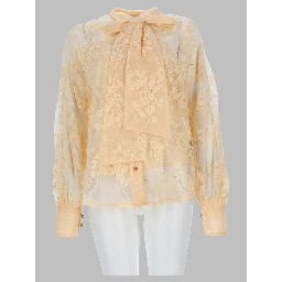 Blusa in Pizzo con Lavallière Valiant
