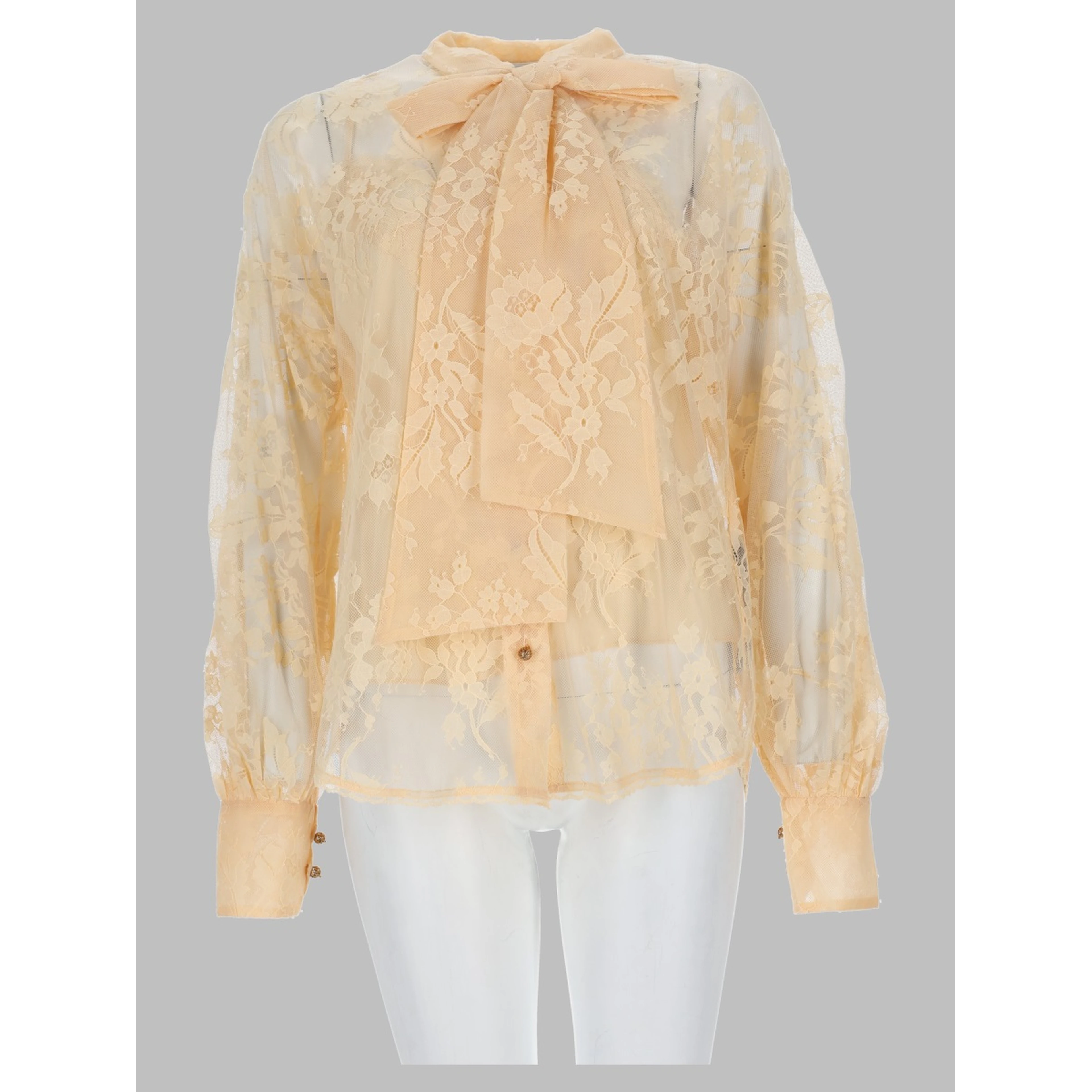 Blusa in Pizzo con Lavallière Valiant