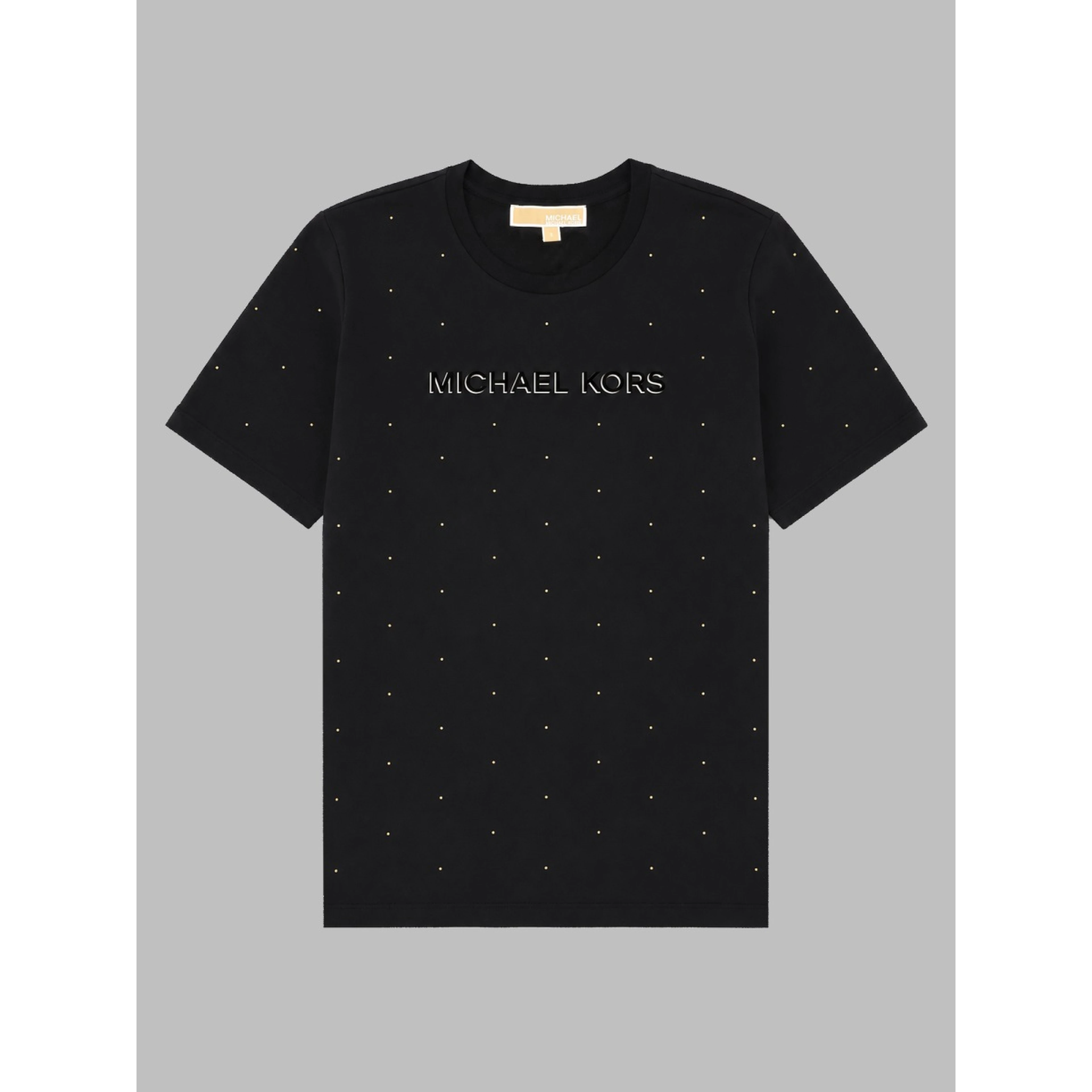 T-SHIRT CON LOGO E STRASS
