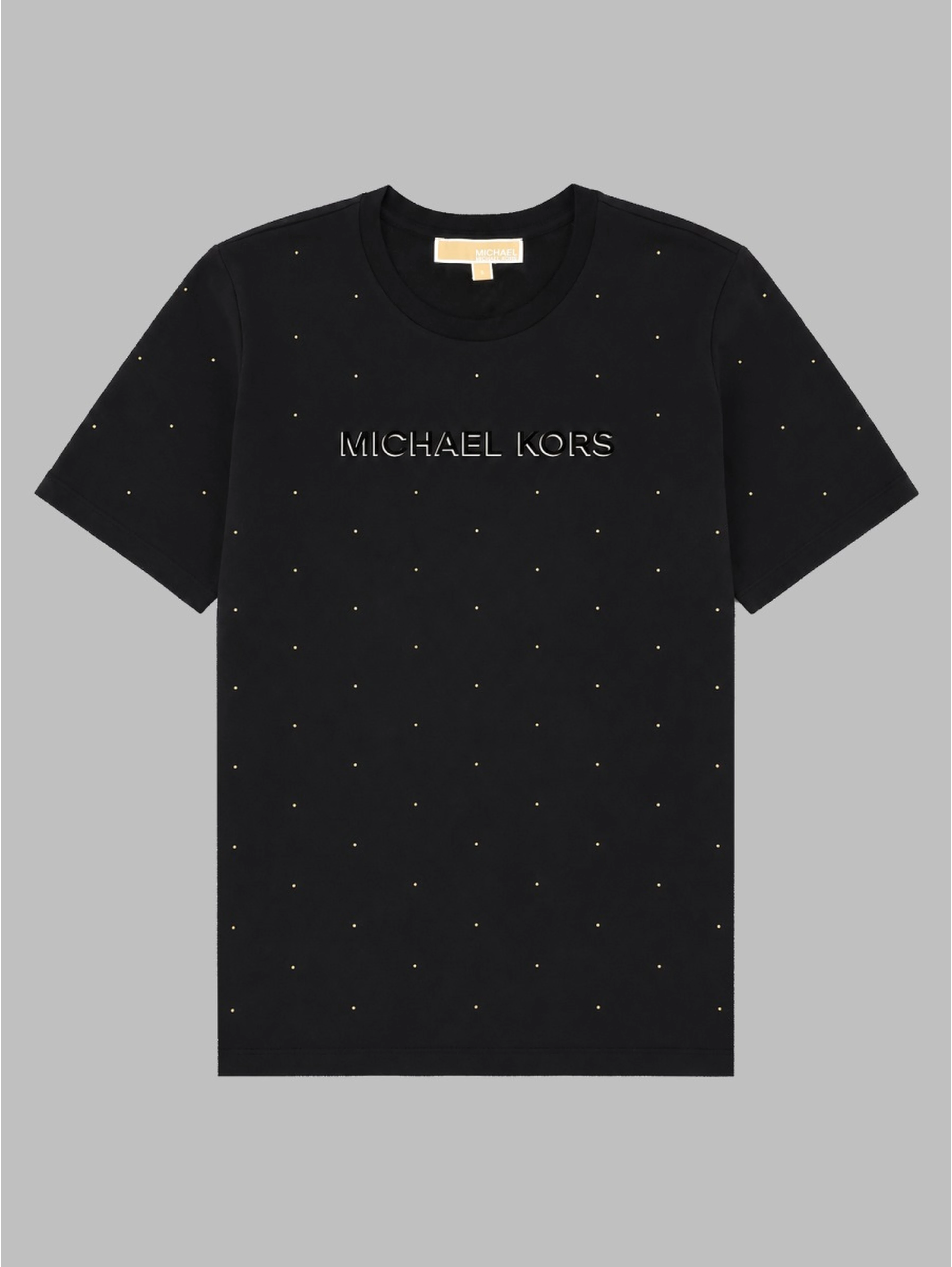 T-SHIRT CON LOGO E STRASS