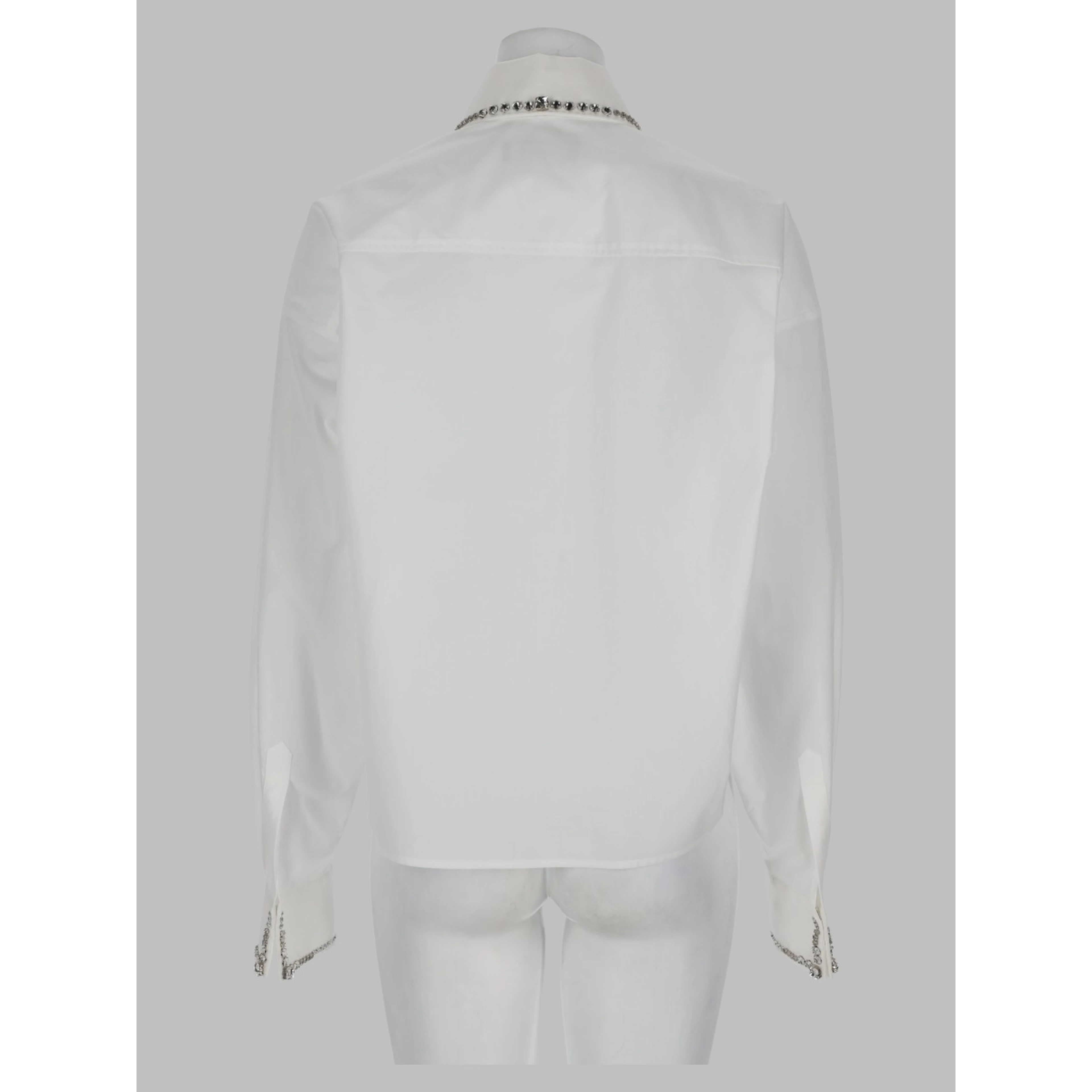 Camicia Cropped in Popeline