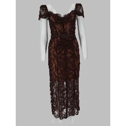 Abito Midi in Pizzo Floreale