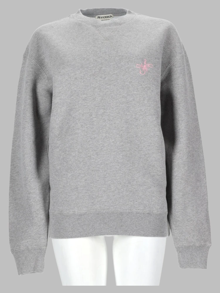 felpa con logo ricamato "anchor"