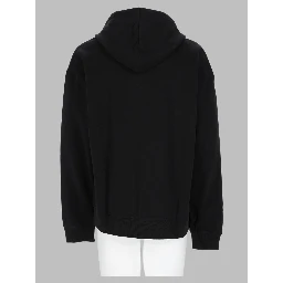 felpa con zip e logo