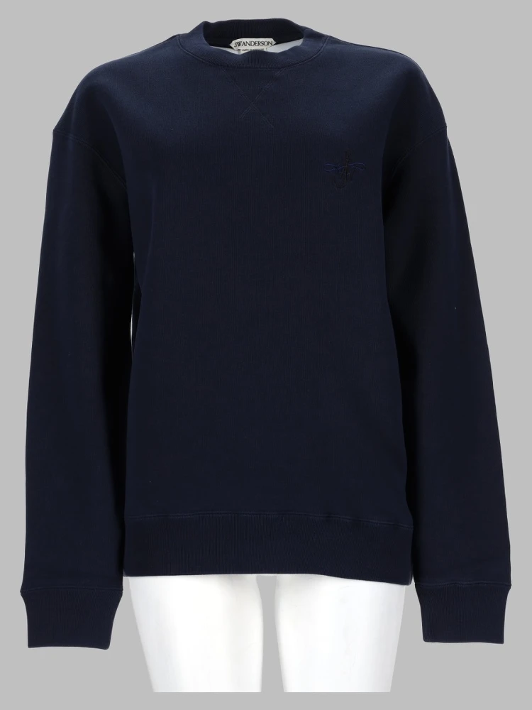 felpa con logo ricamato "anchor"