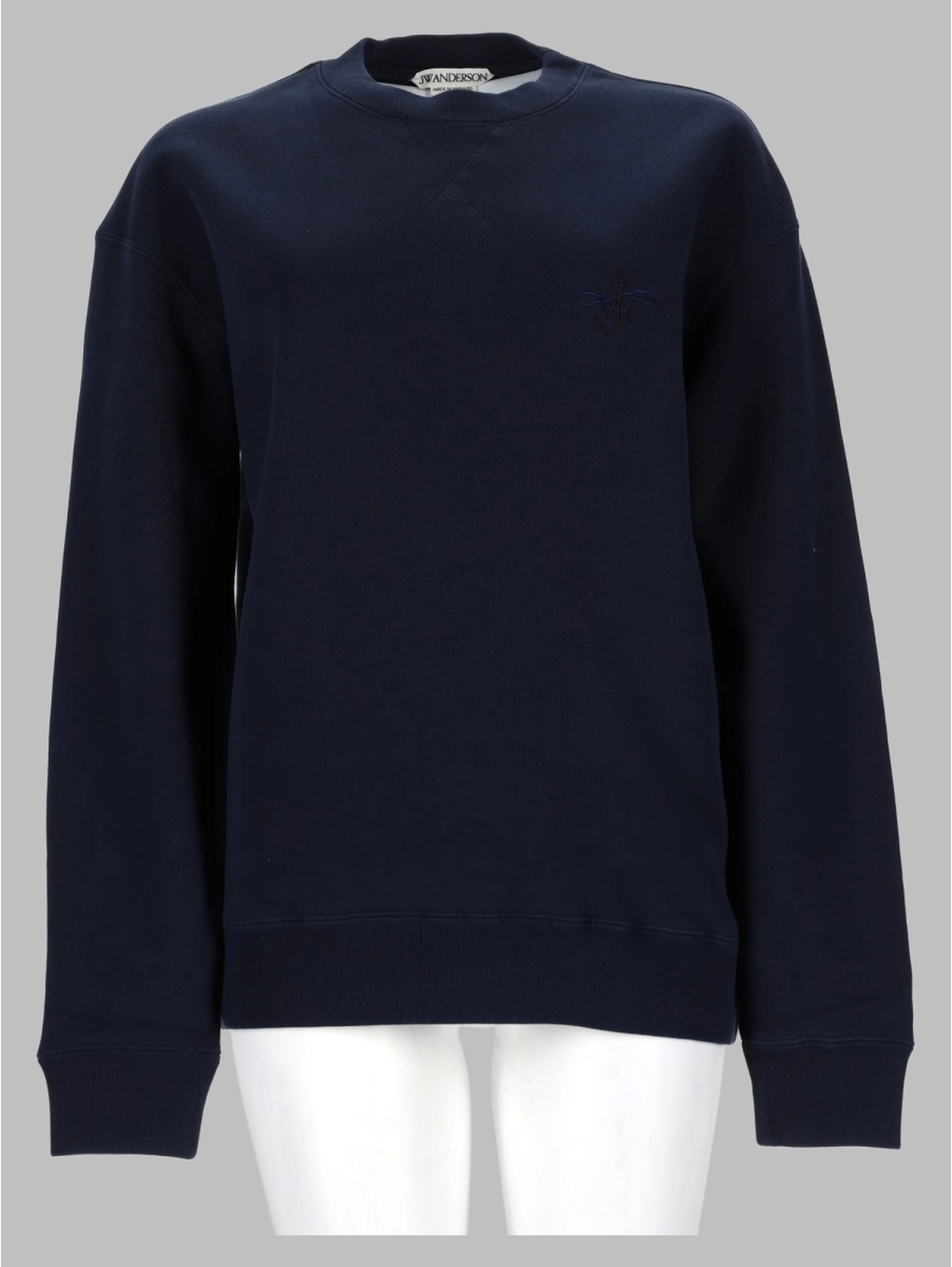 felpa con logo ricamato "anchor"