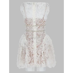 Mini Abito in Tulle e Pizzo