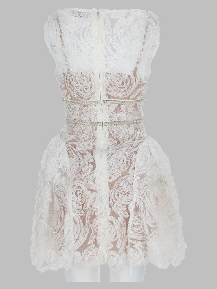 Mini Abito in Tulle e Pizzo alternative