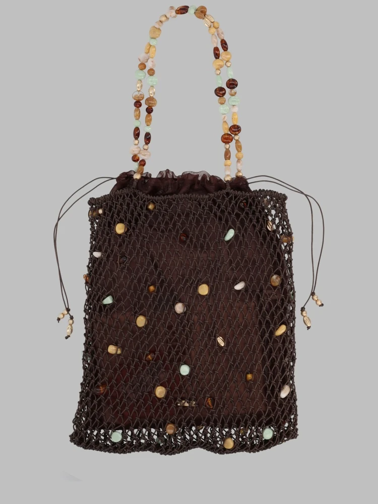 Borsa Tote "Mercier" Con Perline Decorative