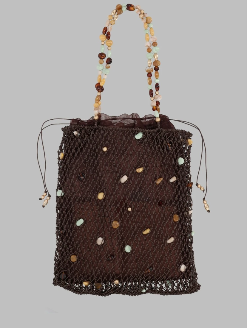 Borsa Tote "Mercier" Con Perline Decorative