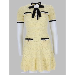 Mini Abito in Maglia Traforata