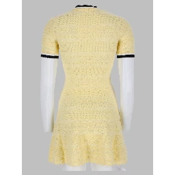 Mini Abito in Maglia Traforata