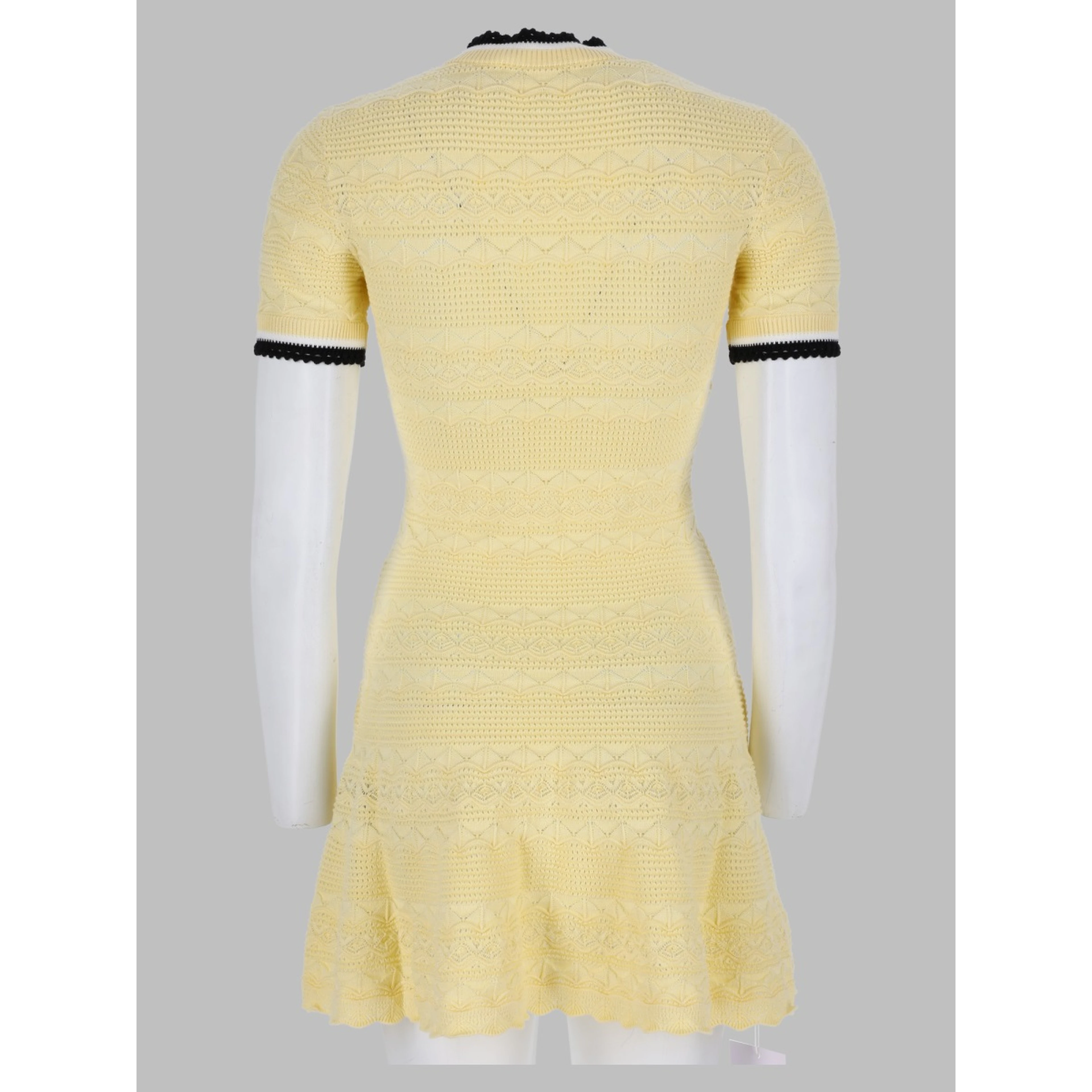 Mini Abito in Maglia Traforata