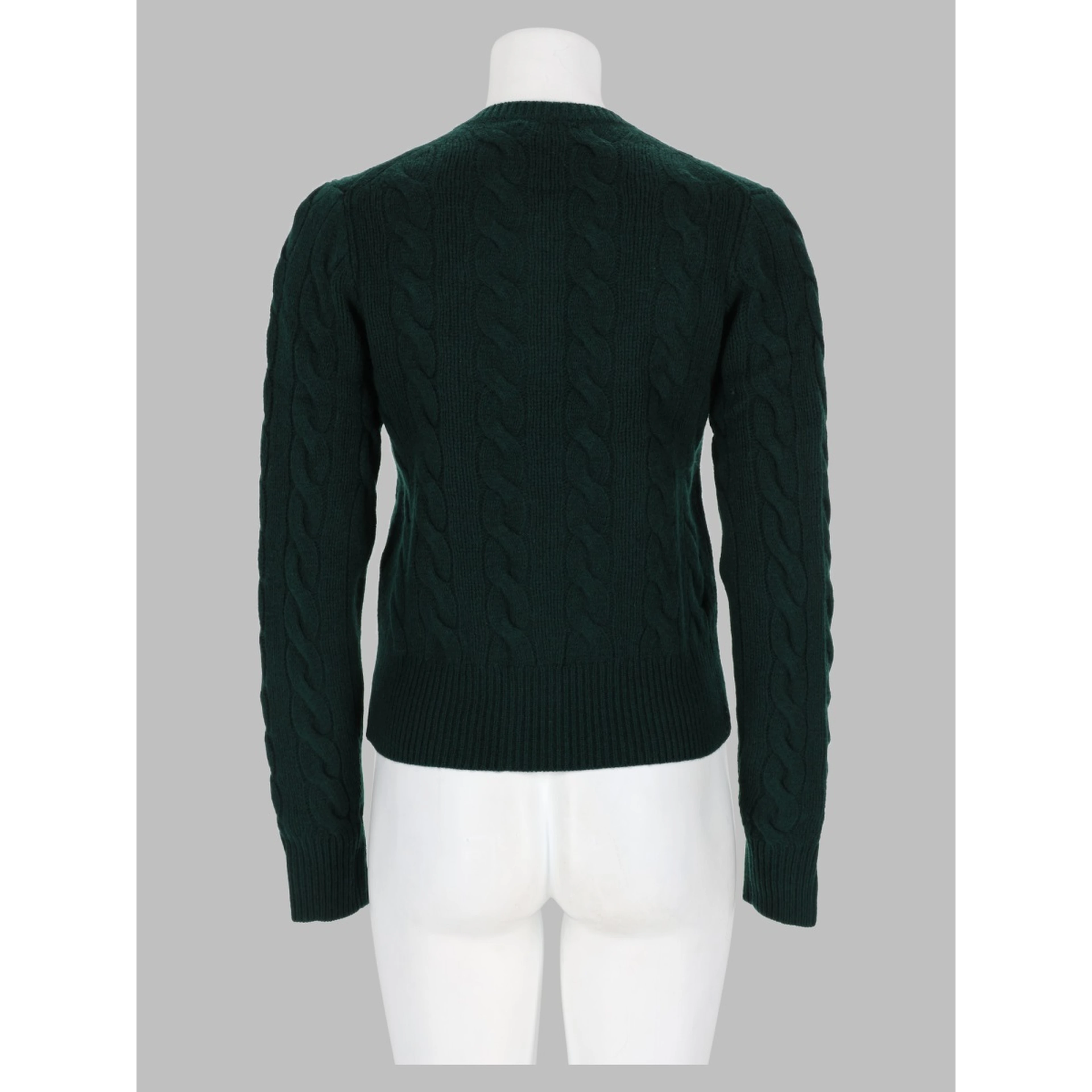 Cardigan A Trecce Con Logo