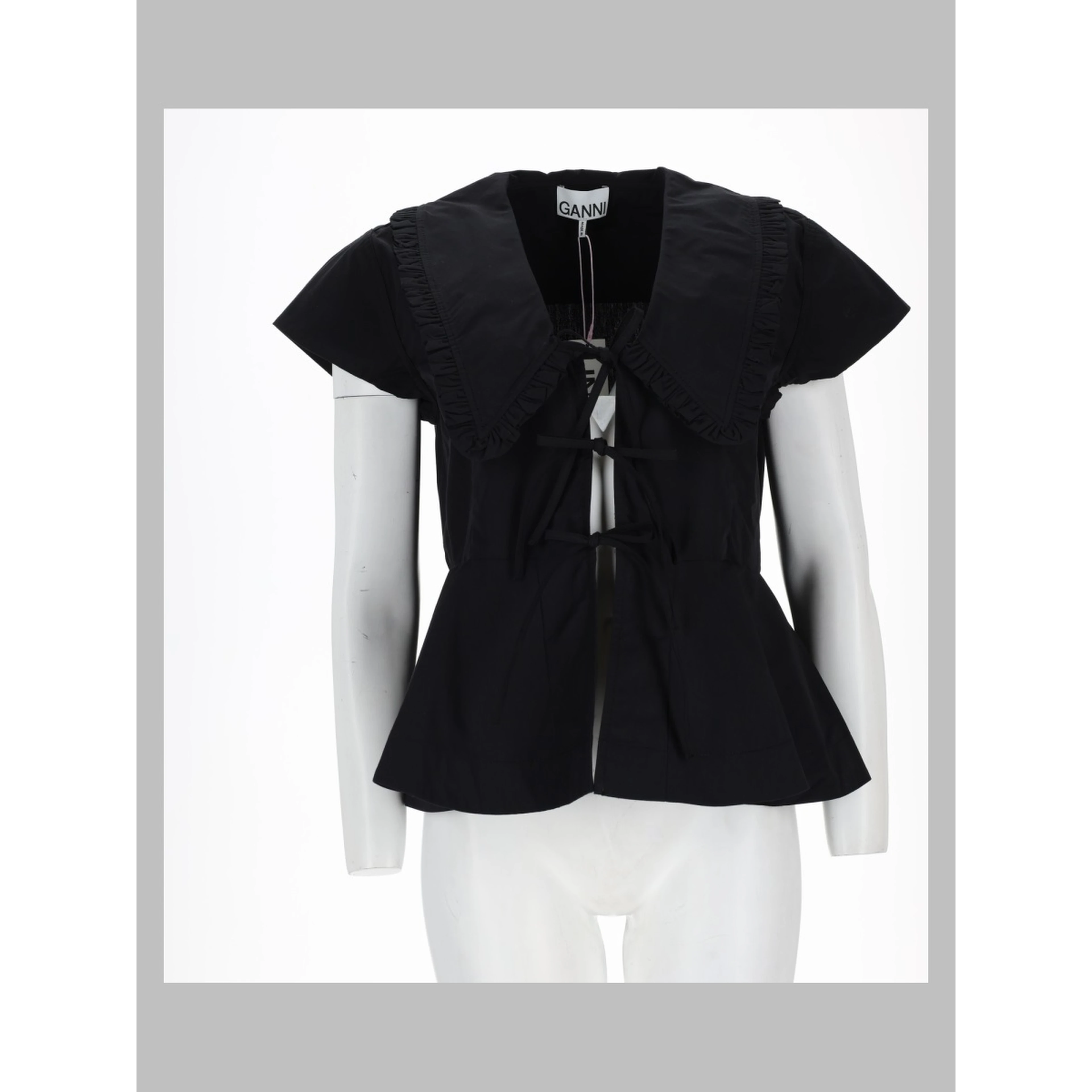 Blusa In Popeline Di Cotone