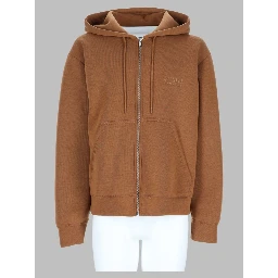 felpa con zip e cappuccio