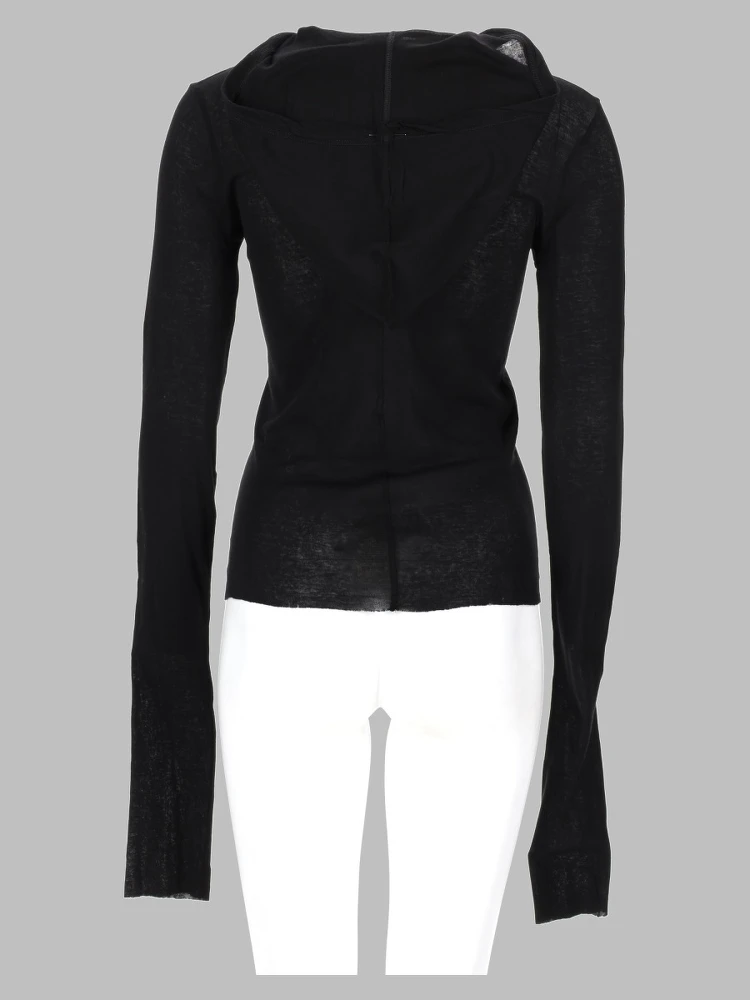 T-SHIRT "CROPPED HOODED RIB LS T" alternative
