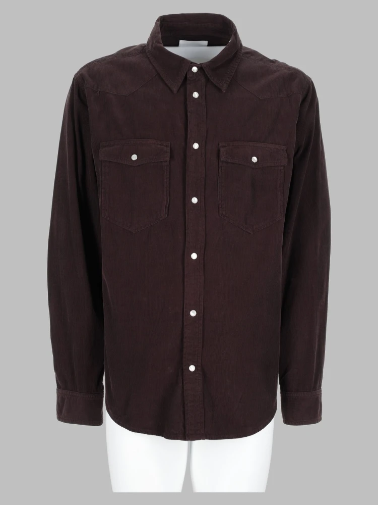 camicia "vasco" in cotone