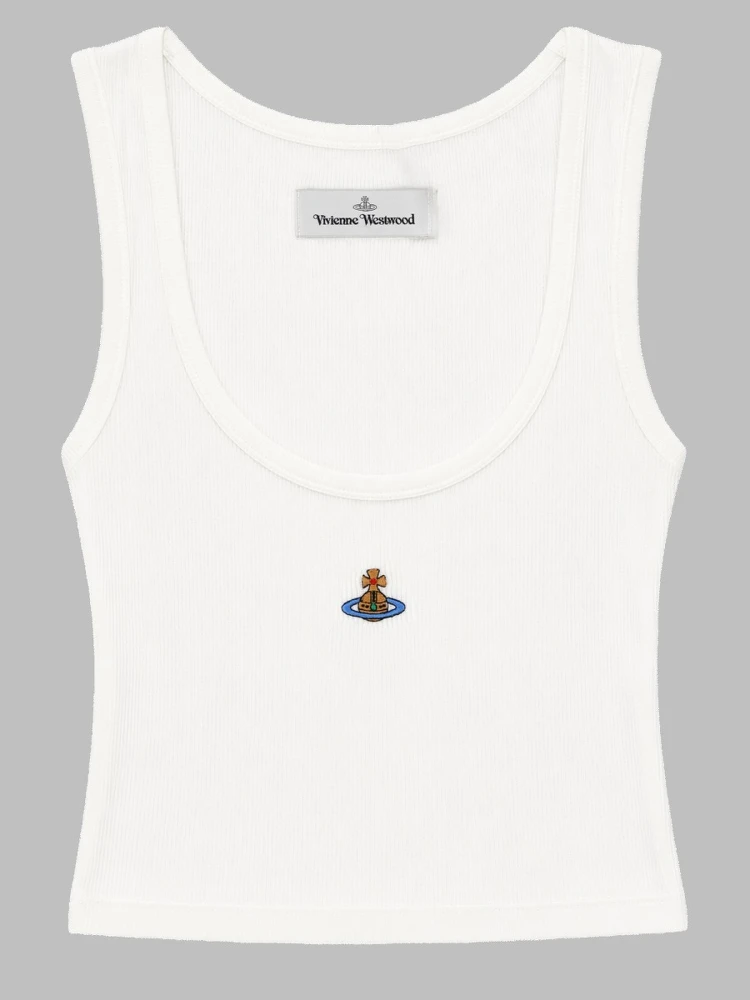 TOP CROPPED A COSTE CON LOGO
