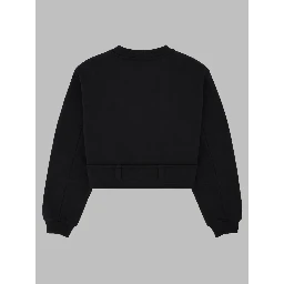 FELPA CROPPED CON COULISSE
