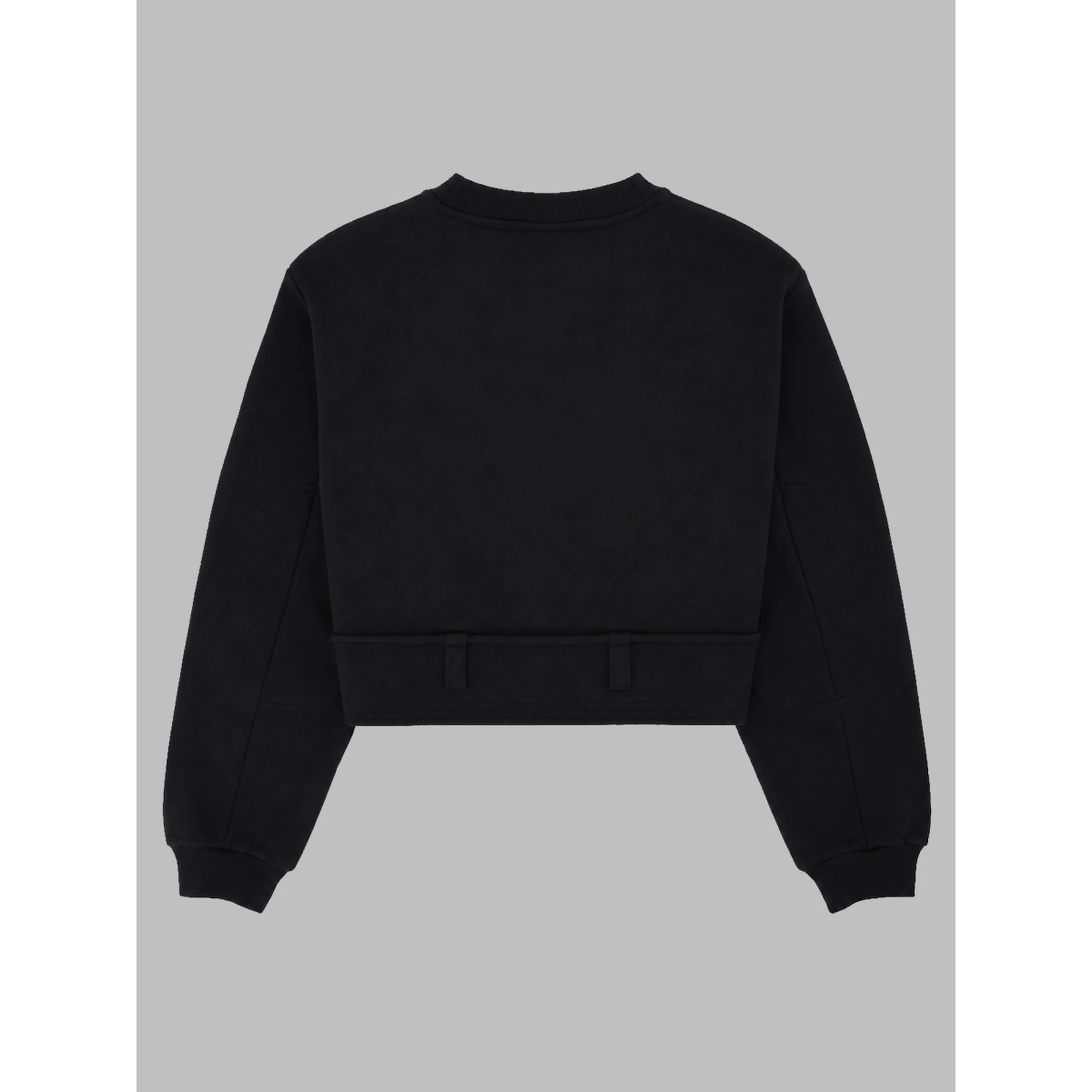 FELPA CROPPED CON COULISSE
