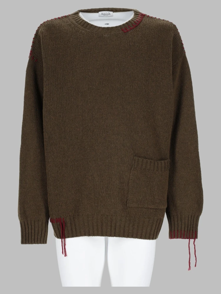 MAGLIA "CREW CROP" IN LANA