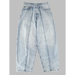 jeans 5 tasche a gamba larga