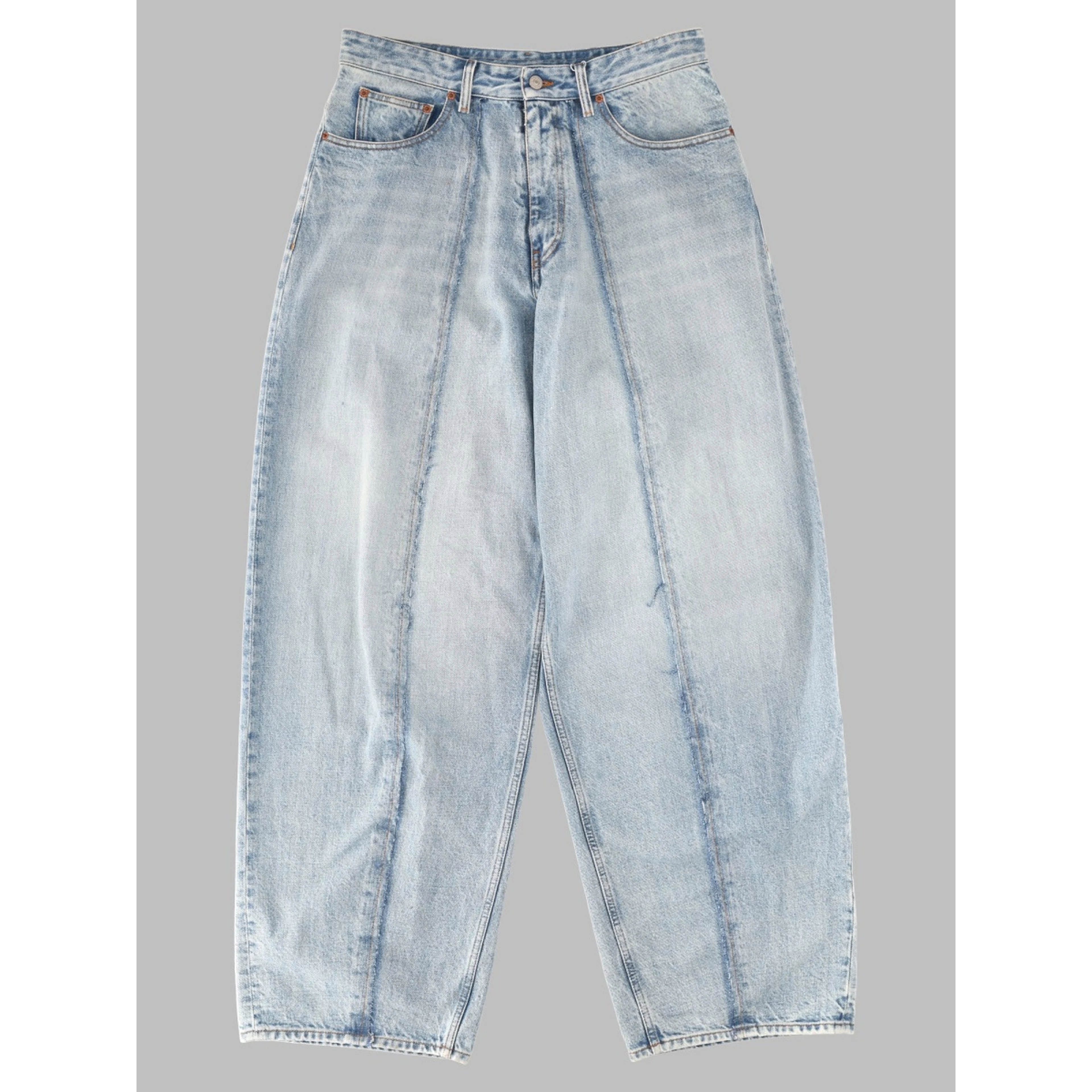 jeans 5 tasche a gamba larga