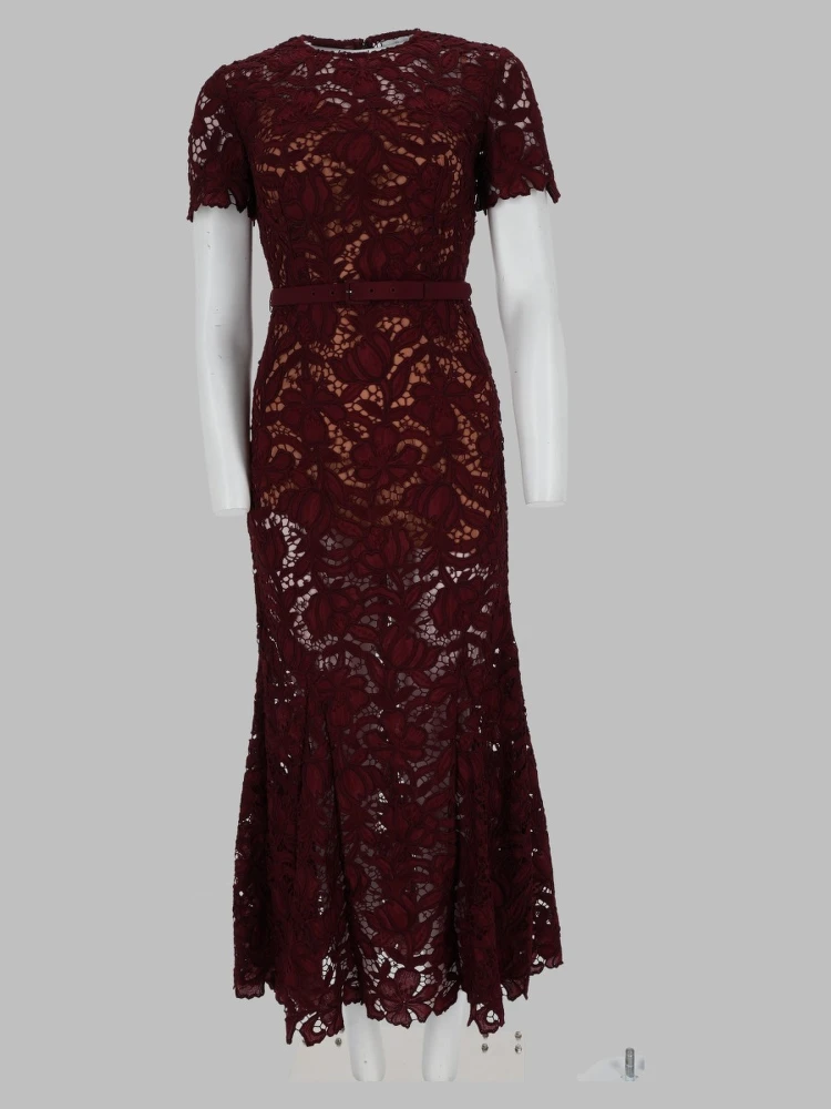 Abito Midi in Pizzo