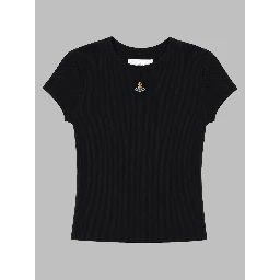 T-SHIRT CROPPED CON LOGO