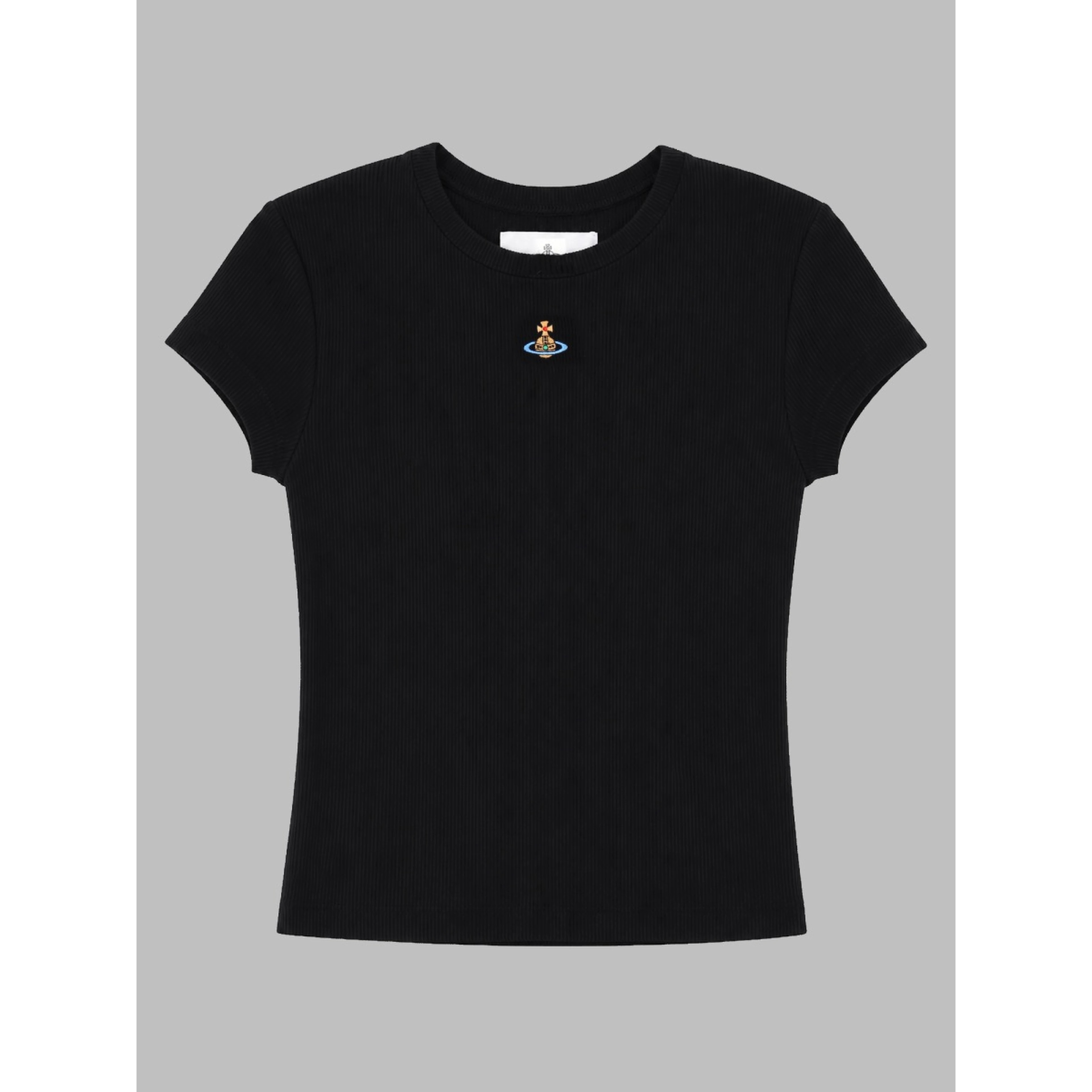 T-SHIRT CROPPED CON LOGO