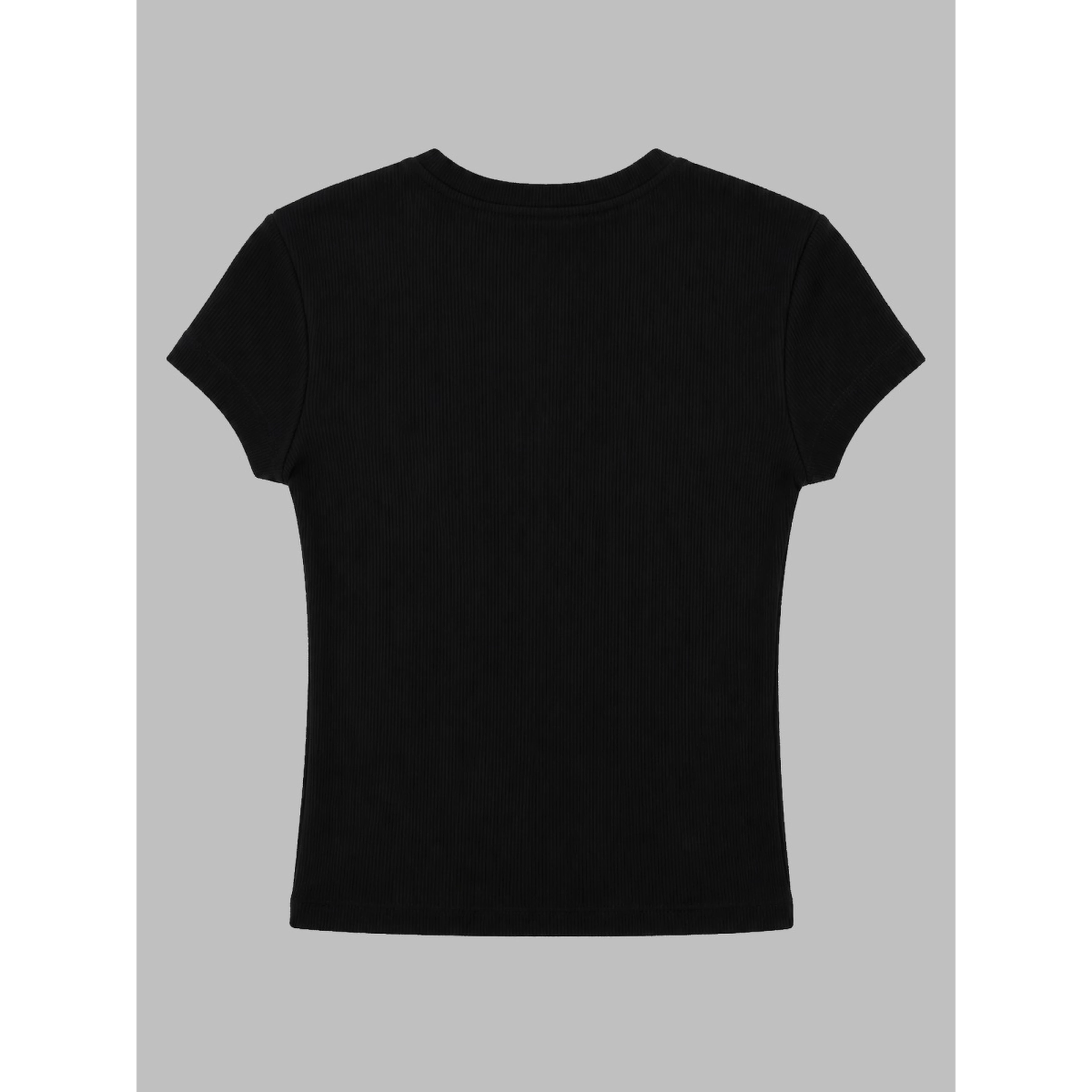 T-SHIRT CROPPED CON LOGO