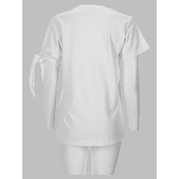 t-shirt con manica annodata