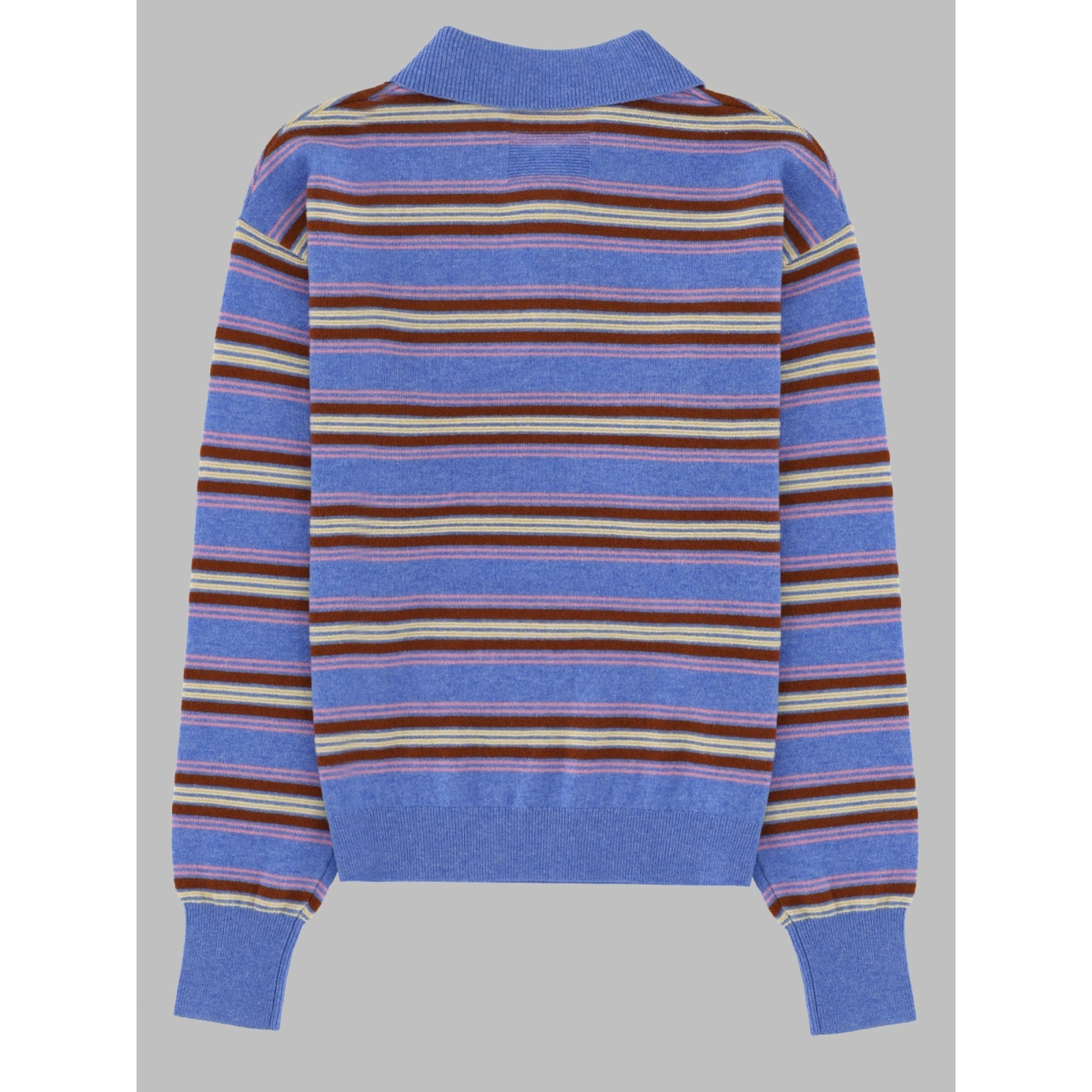 POLO "COLLEGIATE" IN MAGLIA DI CASHMERE