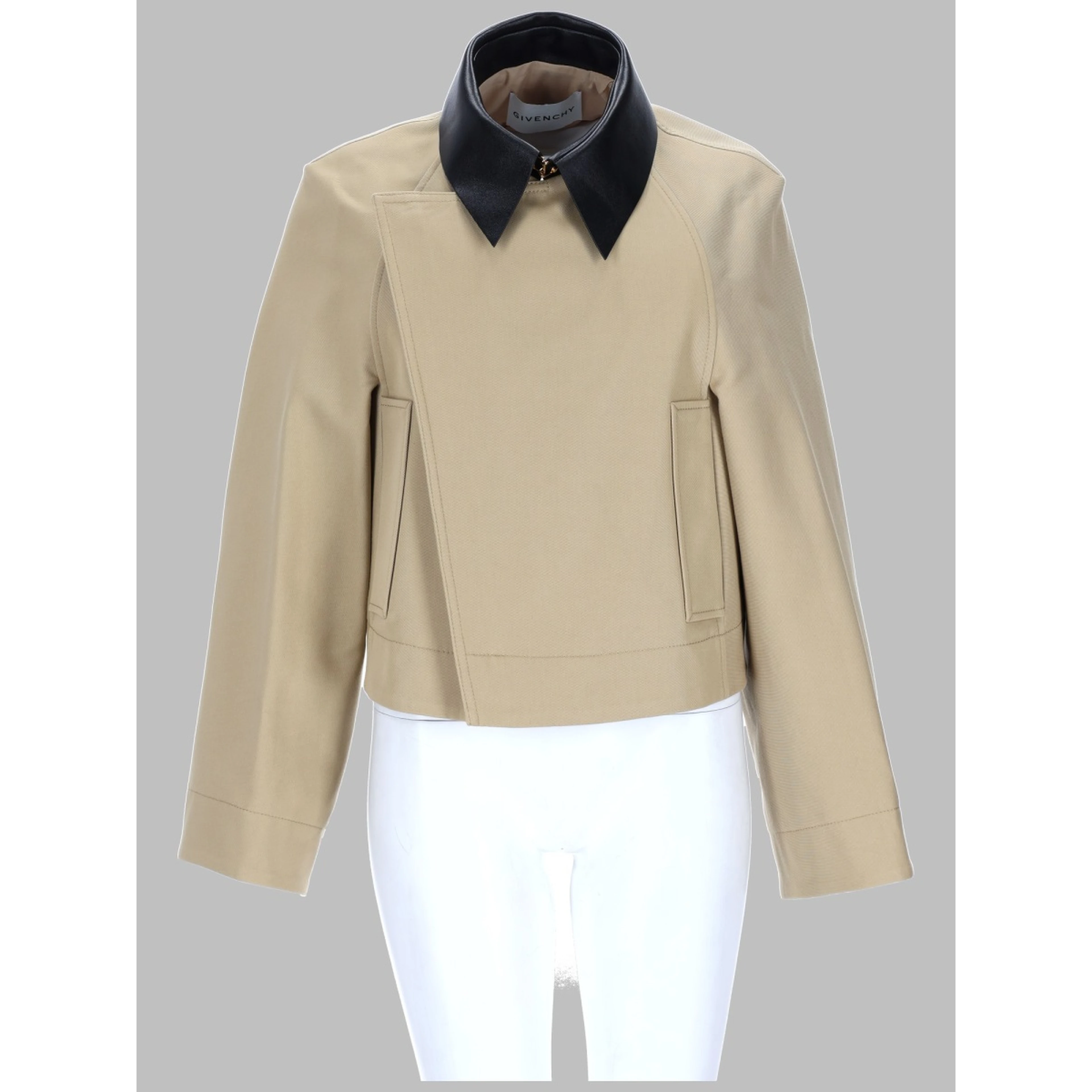 CABAN CROPPED IN COTONE E LANA