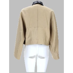 CABAN CROPPED IN COTONE E LANA