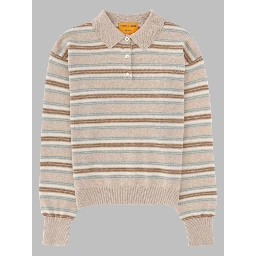 POLO "COLLEGIATE" IN MAGLIA DI CASHMERE
