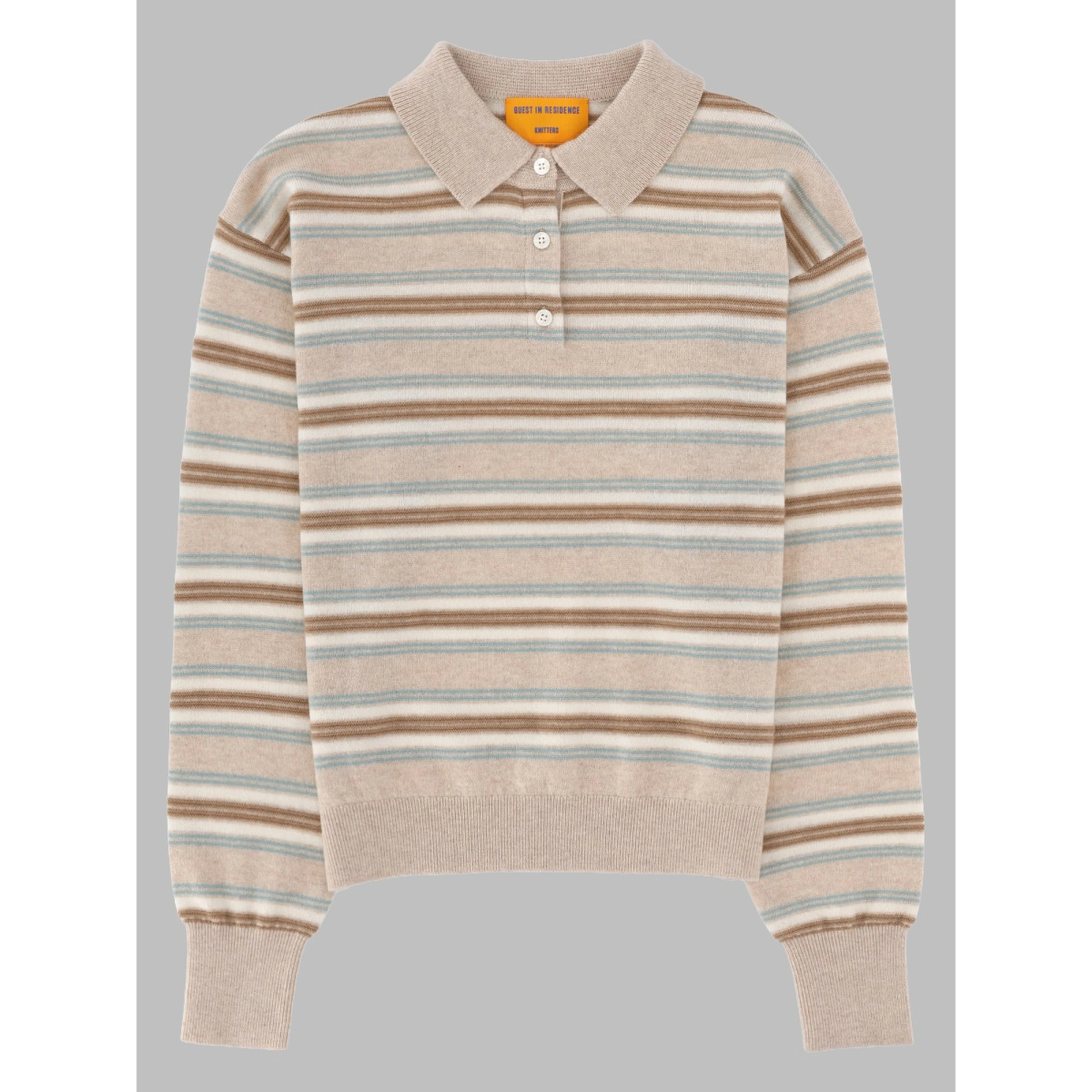 POLO "COLLEGIATE" IN MAGLIA DI CASHMERE