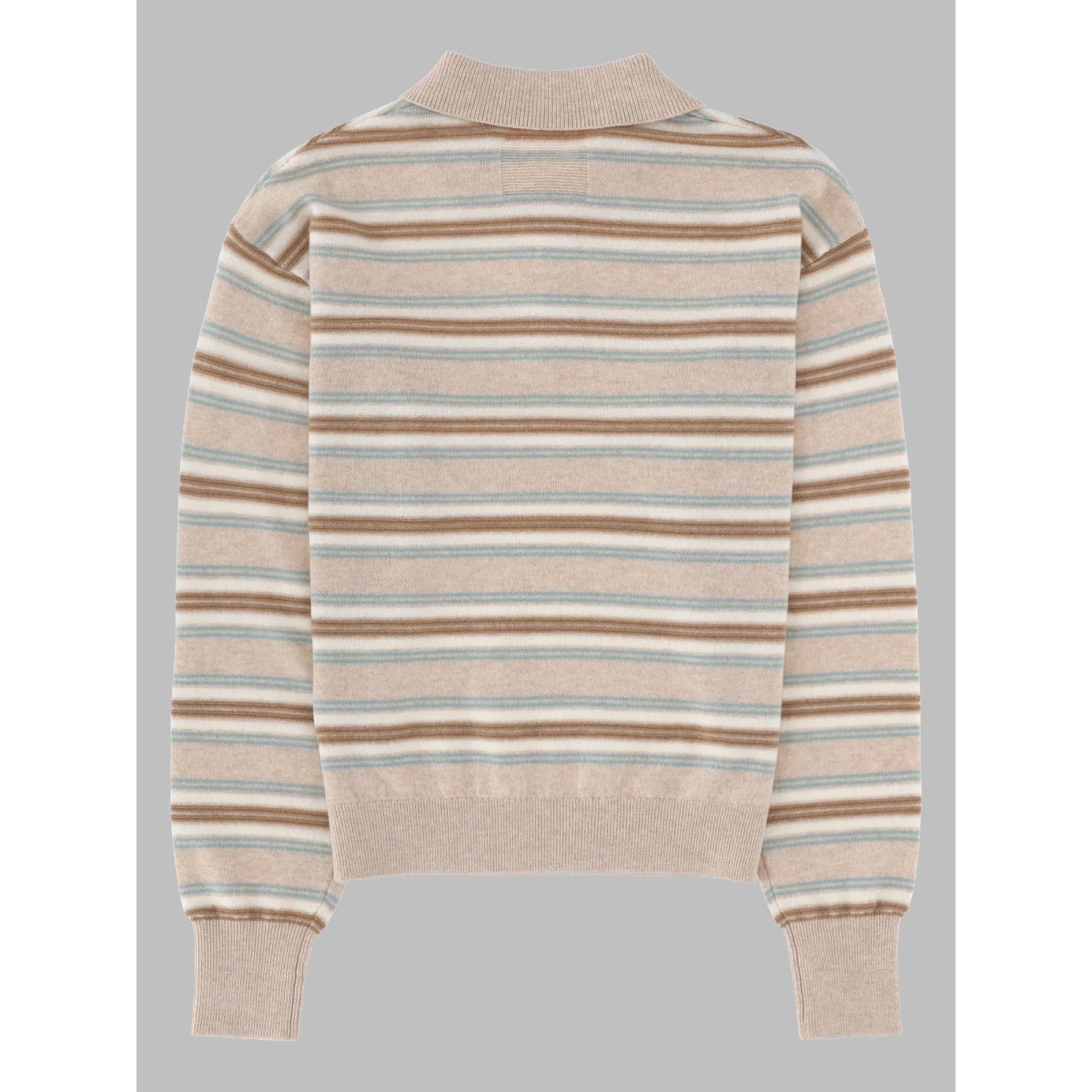 POLO "COLLEGIATE" IN MAGLIA DI CASHMERE