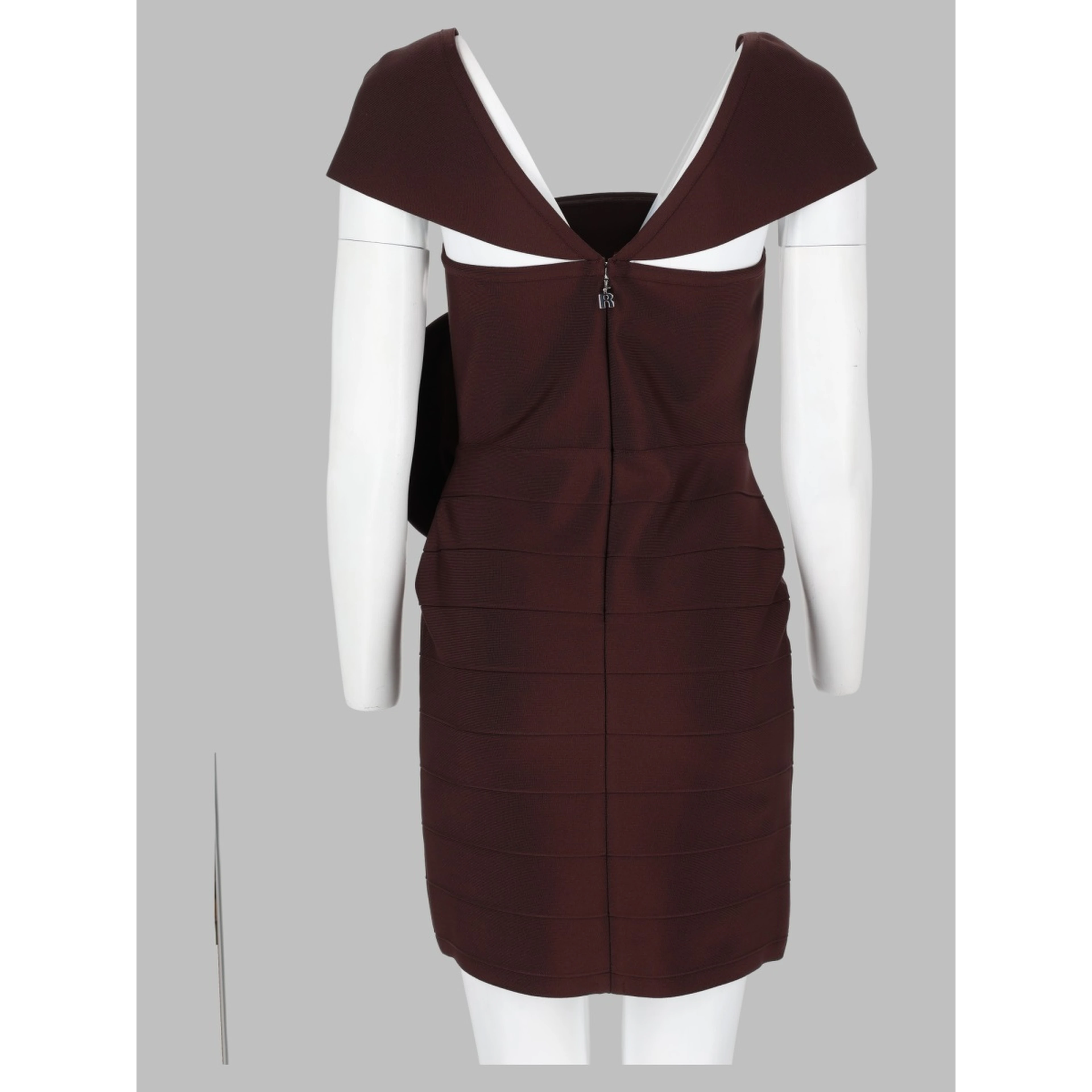 Abito Mini con Applicazione Floreale