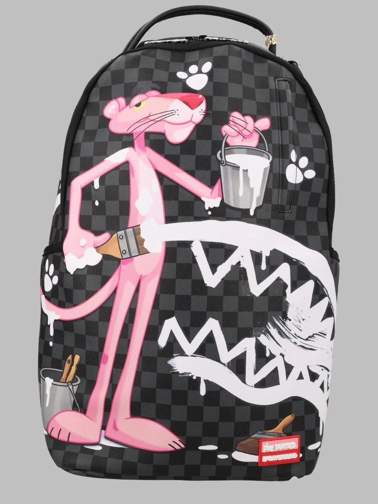 pink panther painting
backpack
