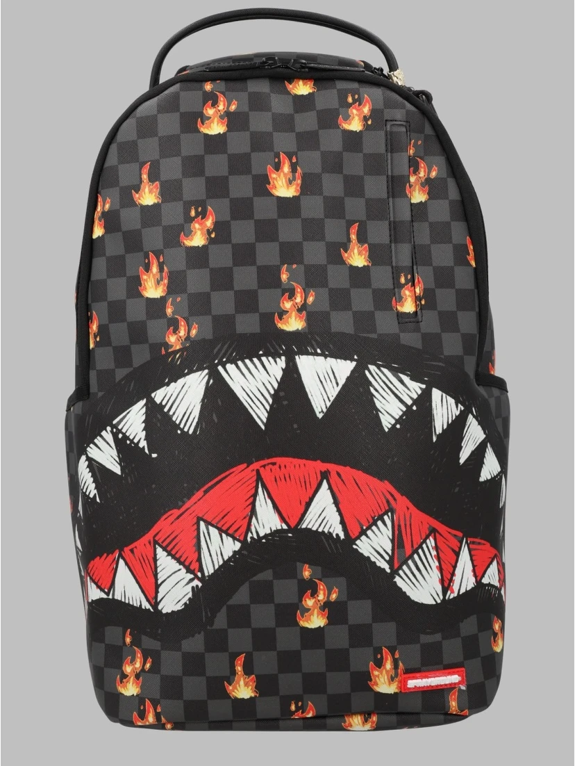 scribble fire check backpack