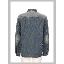 CAMICIA "ANNE" IN DENIM CON FINITURA VINTAGE
