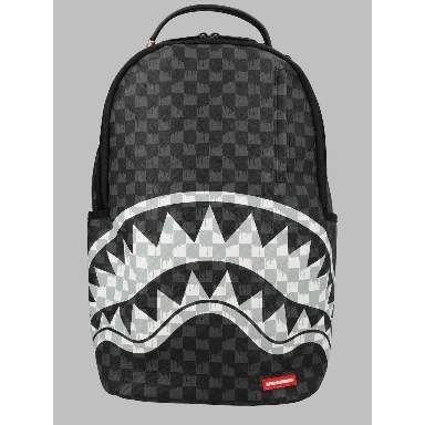 ZAINO "BLACK AND WHITE DRIP CHECK SHARK"