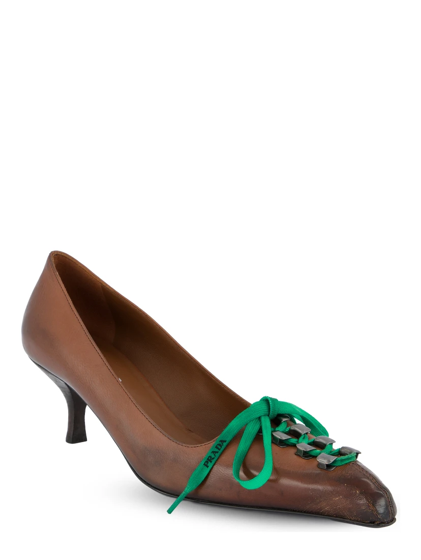 Prada With Heel Brown