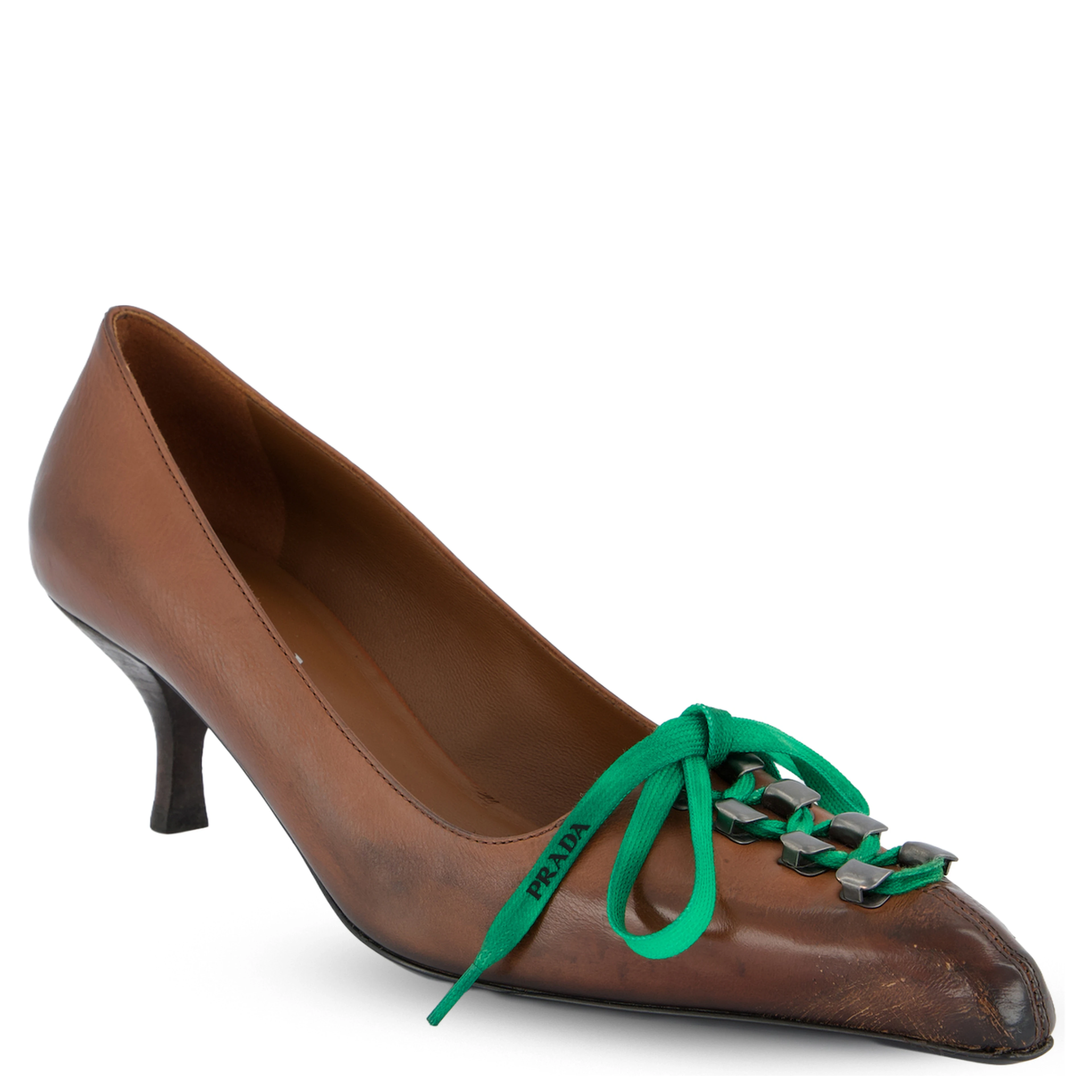 Prada With Heel Brown