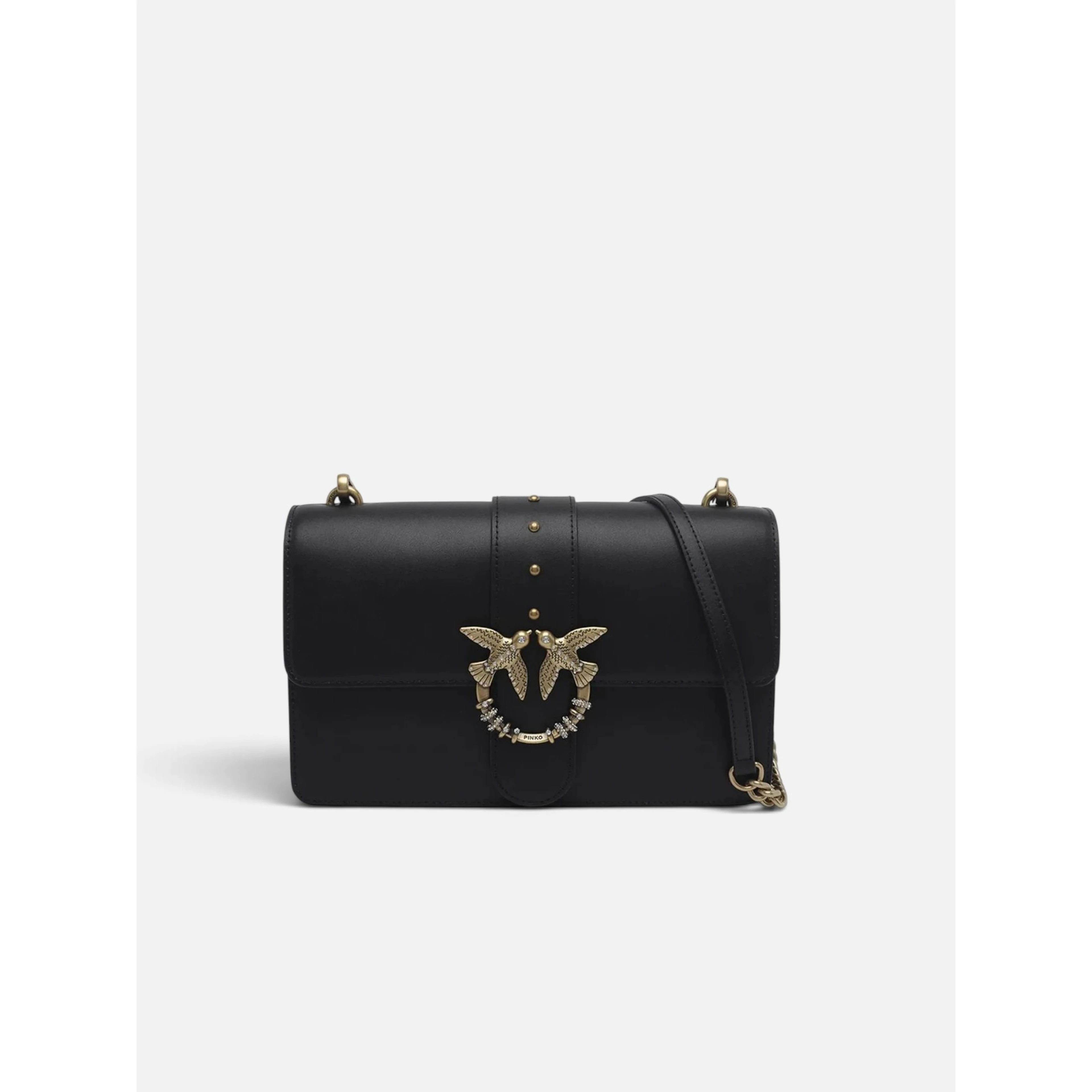PINKO ONE CLASSIC NEW BUCKLE handbag