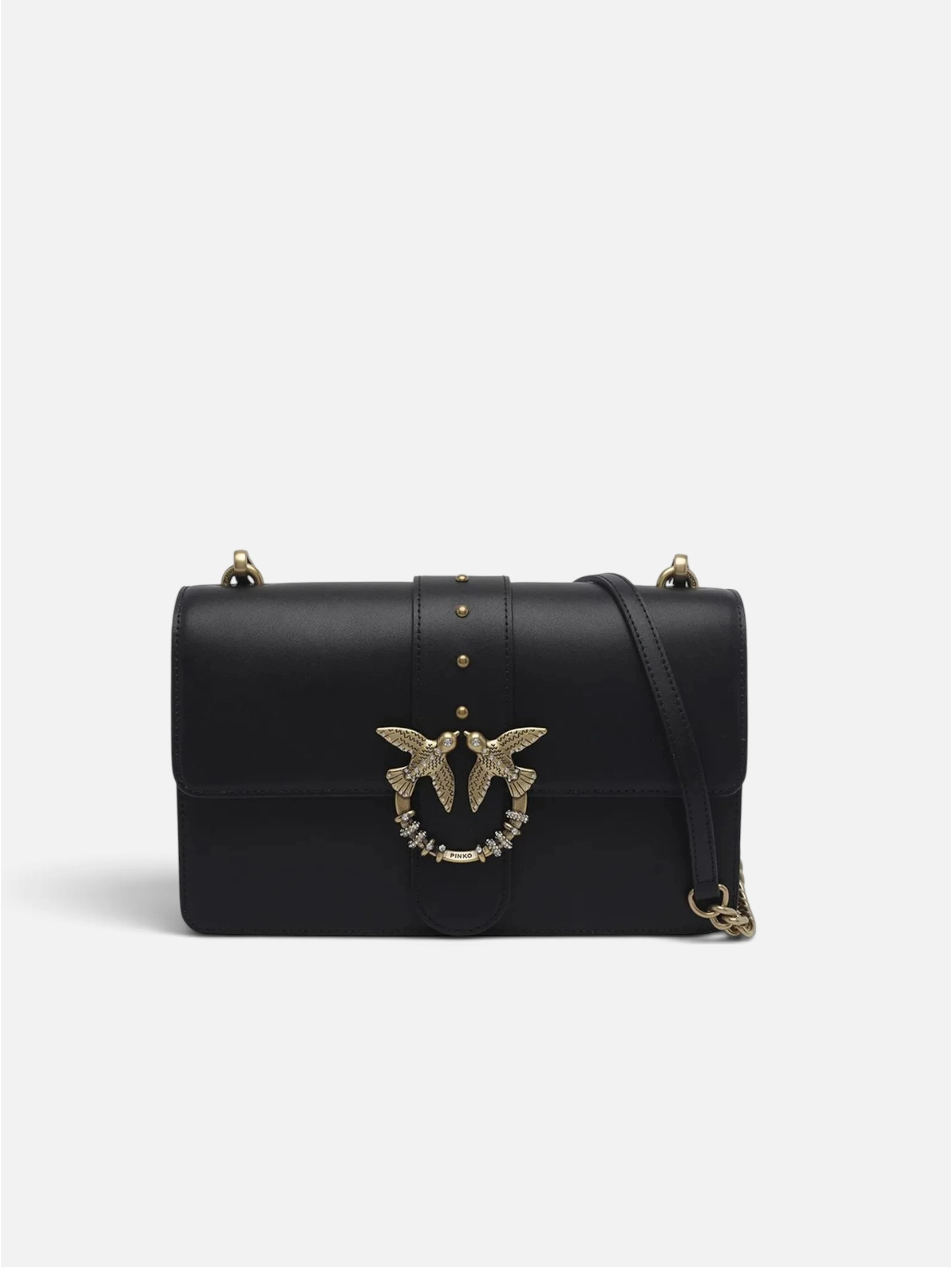 PINKO ONE CLASSIC NEW BUCKLE handbag