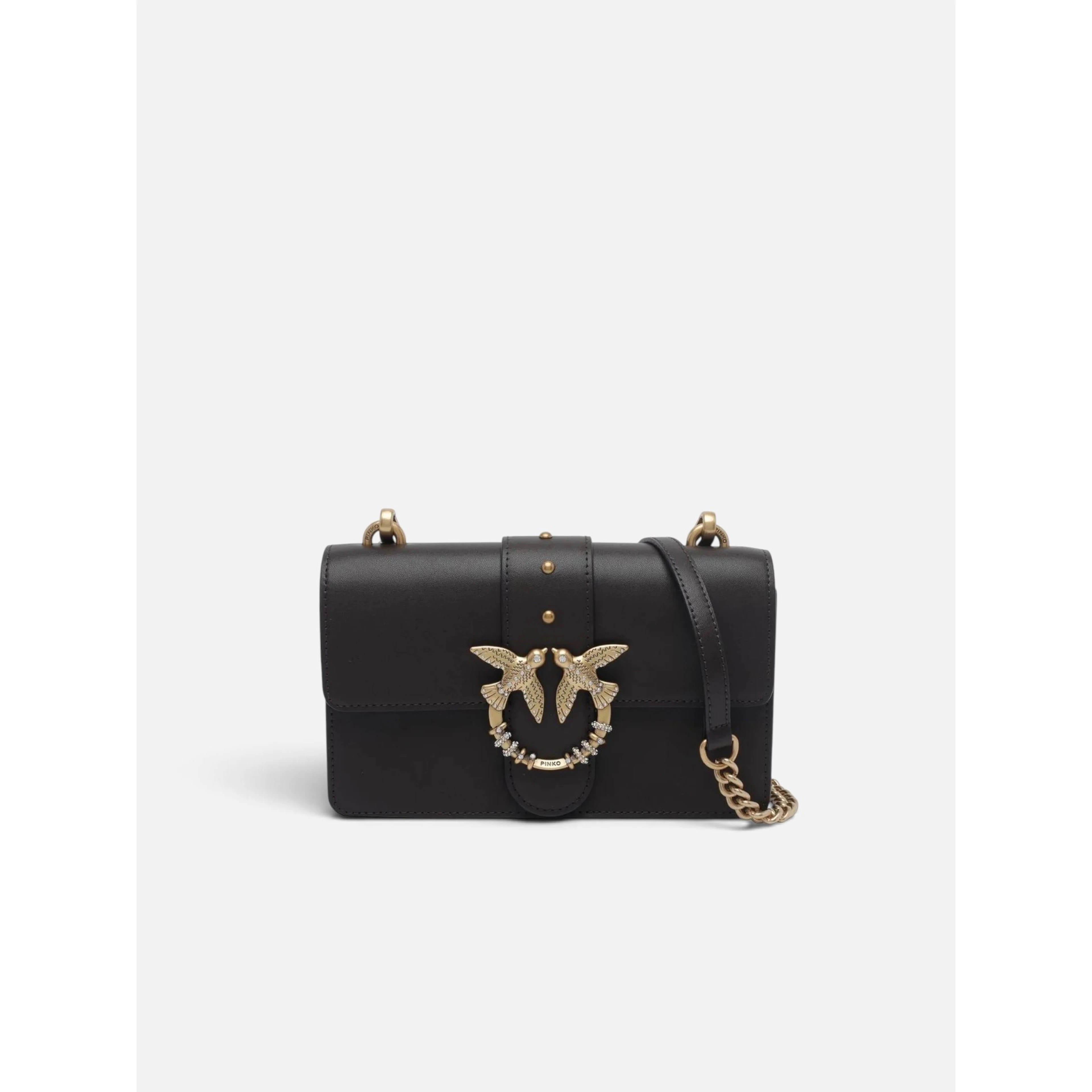 PINKO ONE MINI NEW BUCKLE handbag